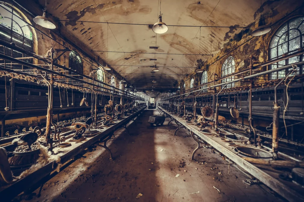 foto urbex di un luogo abbandonato