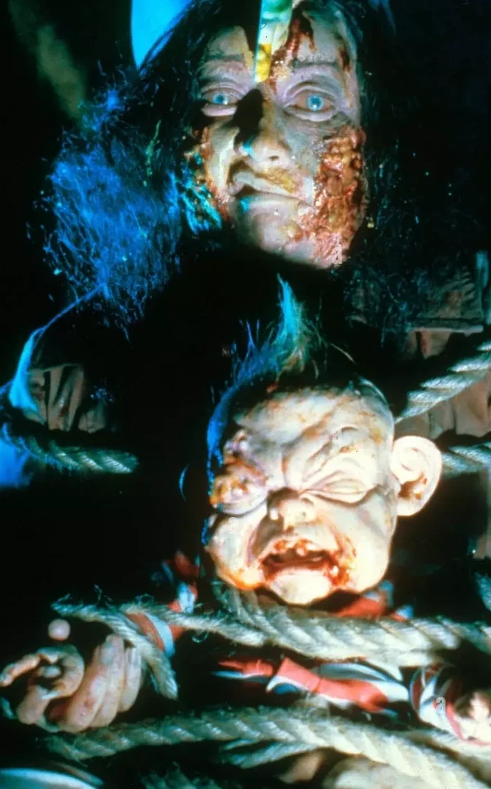 esempio di scena gore horror in splatters